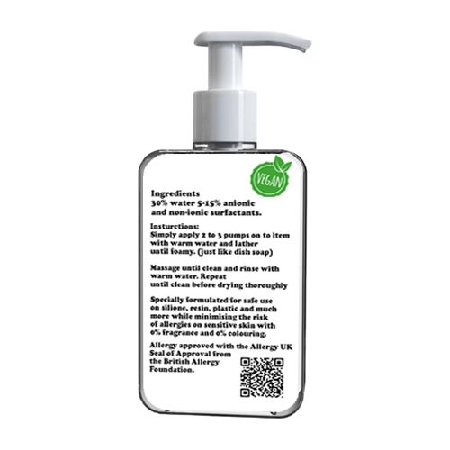 sex toy cleaner, toy cleaner, dildo cleaner, body safe cleaner, body safe, body safe sex toy cleaner