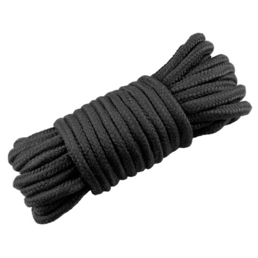 shibari, shibari rope, black shibari rope, bondage rope, bdsm rope, black