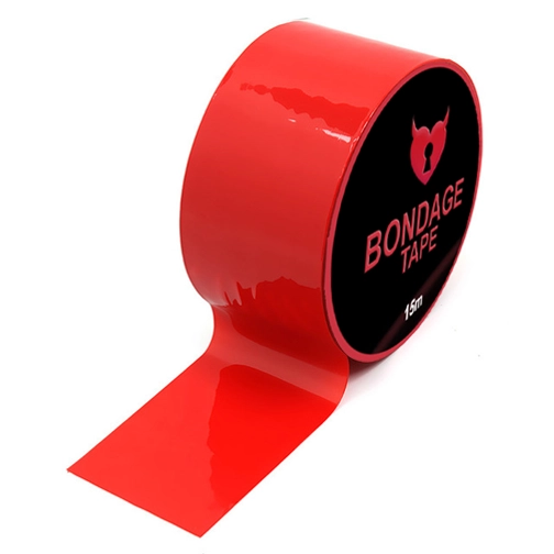 red bondage tape, red bdsm tape, bindage tape, bsm tape, red