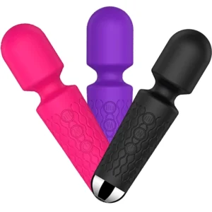 wand vibrator, wand, vibrator, black wand vibrator, sex toy, black, pink, purple