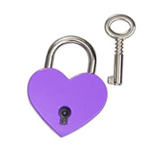 heart shaped padlock, heart padlock, padlock, purple heart shaped padlock, purple