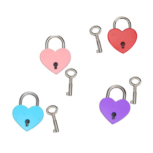 heart shaped padlock, heart padlock, padlock, shaped padlock, coloured