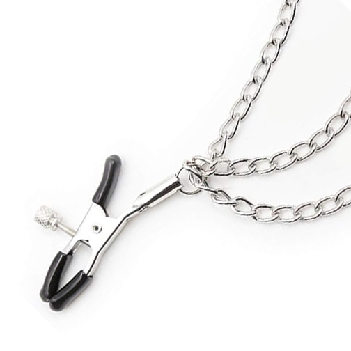 Nipple Clamps 3 Chain, Nipple Clamps, 3 chain nipple clamp, aboofan nipple clamp, Nipple Clamp, Chantelleh23, Forbidden desire