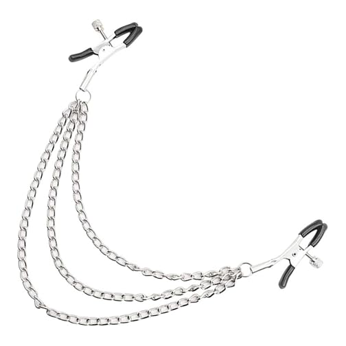 Nipple Clamps 3 Chain, Nipple Clamps, 3 chain nipple clamp, aboofan nipple clamp, Nipple Clamp, Chantelleh23, Forbidden desire